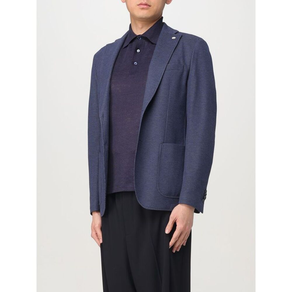 Manuel Ritz Jacket Men Blue - Picture 3 of 4